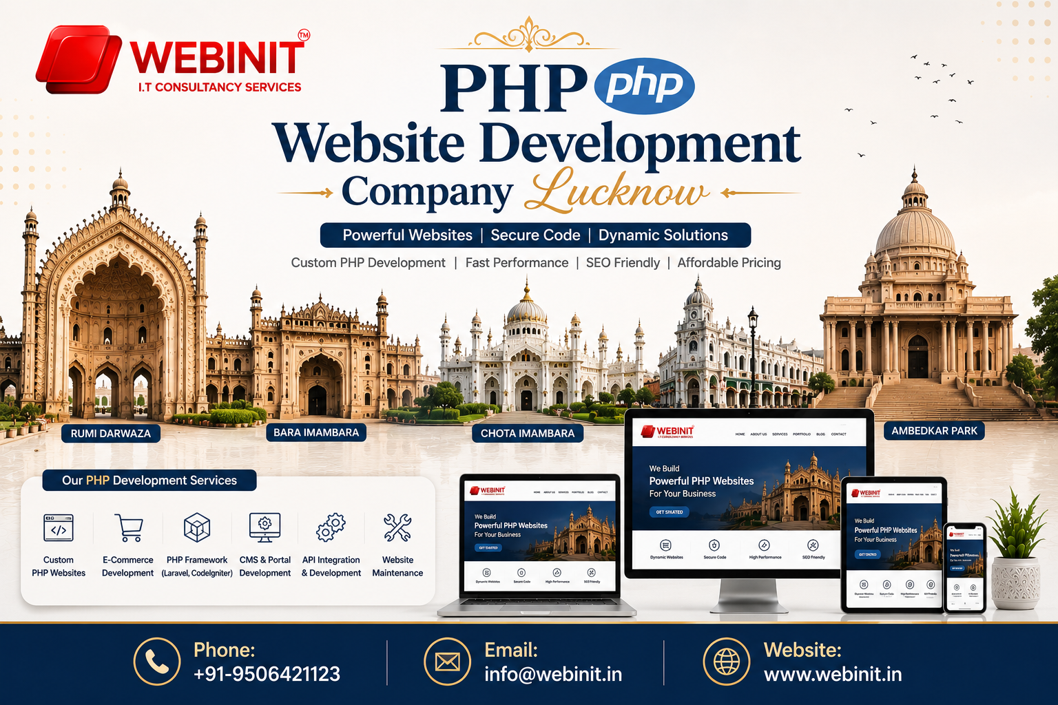 PHP Website Development Company Lucknow