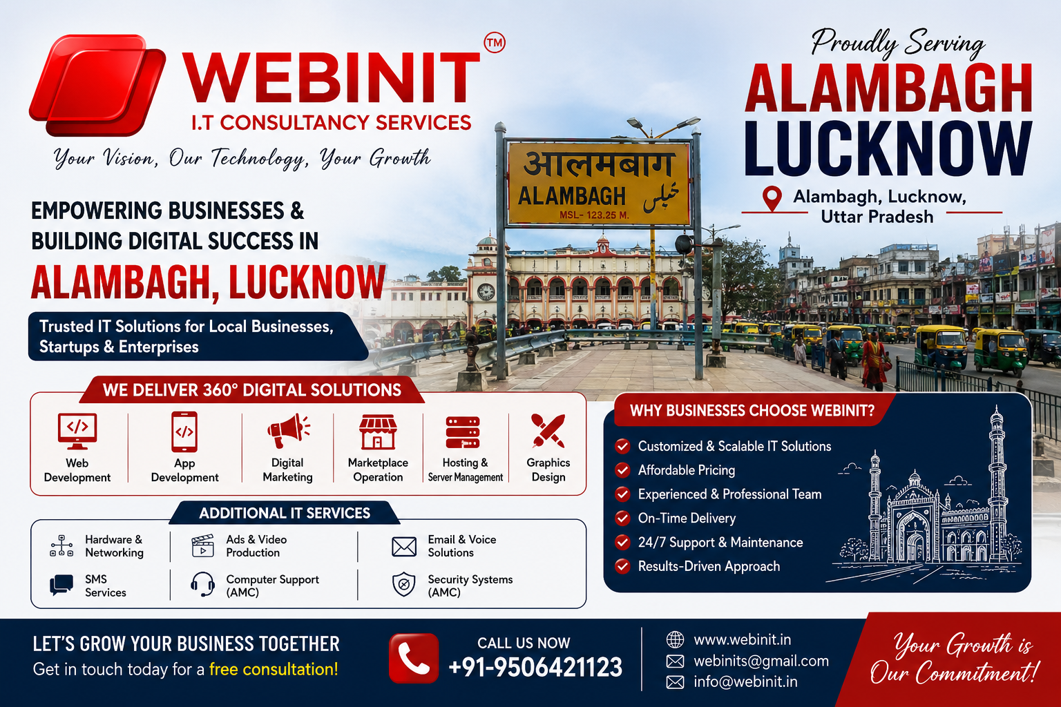 Best IT Services Company in Alambagh Lucknow for Digital Growth & Business Automation