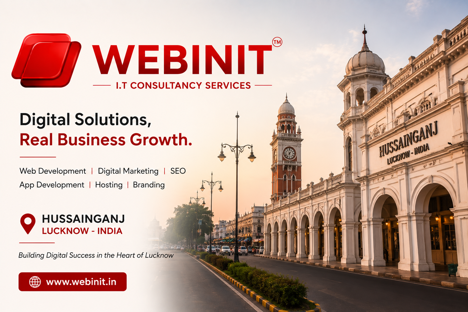 Looking for the best web development company in Hussainganj Lucknow